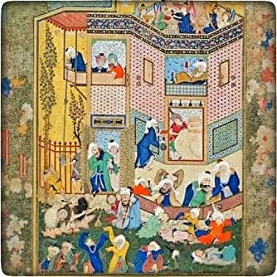در سرای مغان رفته بود و آب‌زده ۴۲۱