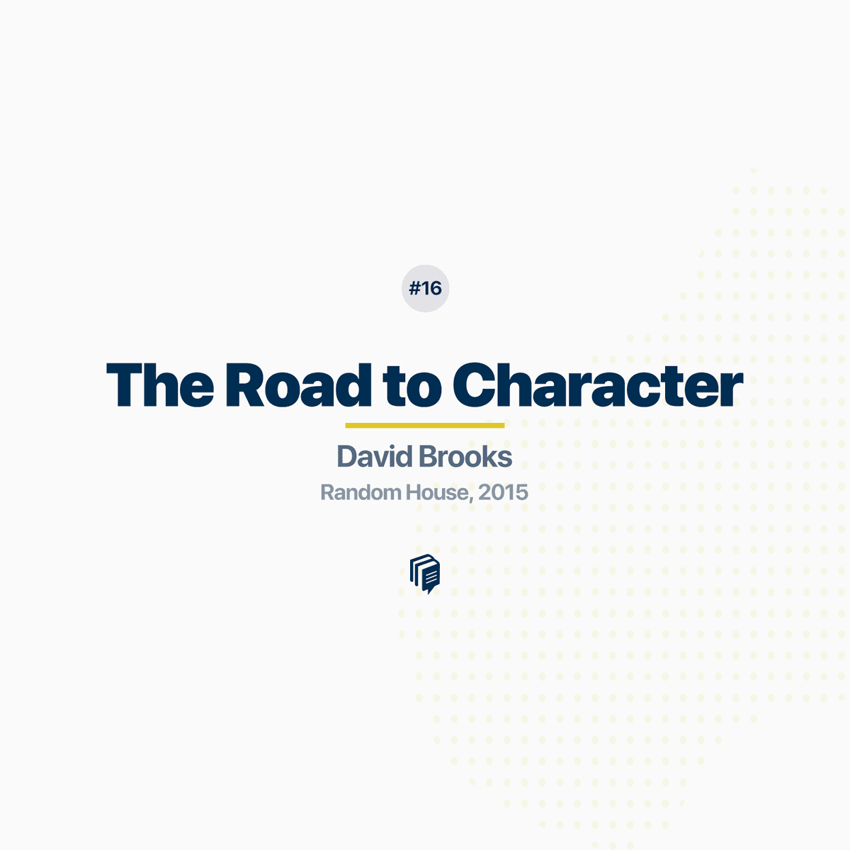 1-16:The Road to Character (خلاصه‌ی کتاب جاده‌ای به شخصیت)