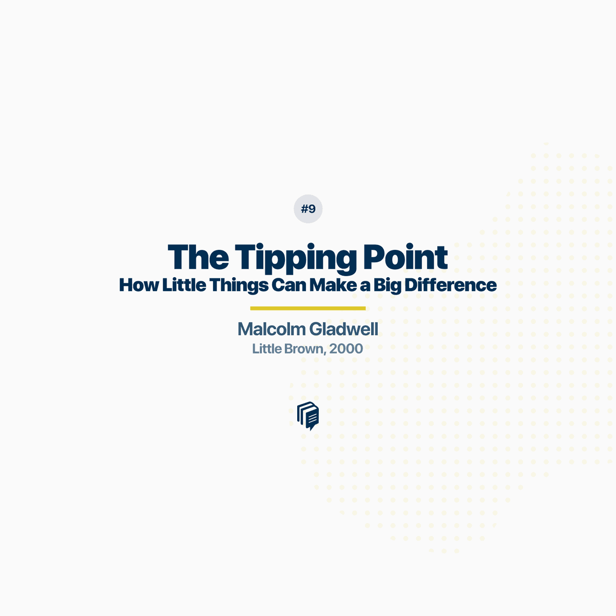 1-9: The Tipping Point (خلاصه‌ی کتاب نقطه‌ی عطف)