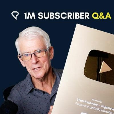 Q&A with Steve Kaufmann: 1 million subscriber edition