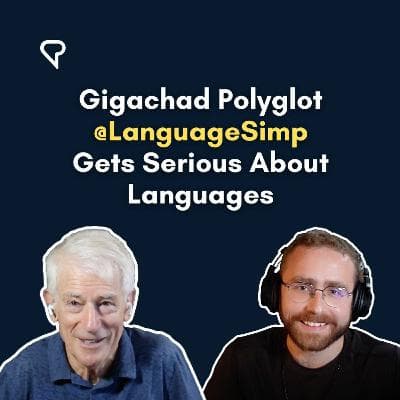 Gigachad Polyglot LanguageSimp Gets Serious About Languages
