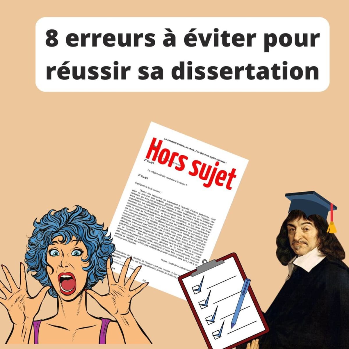 8 erreurs à éviter pour réussir sa dissertation de philosophie