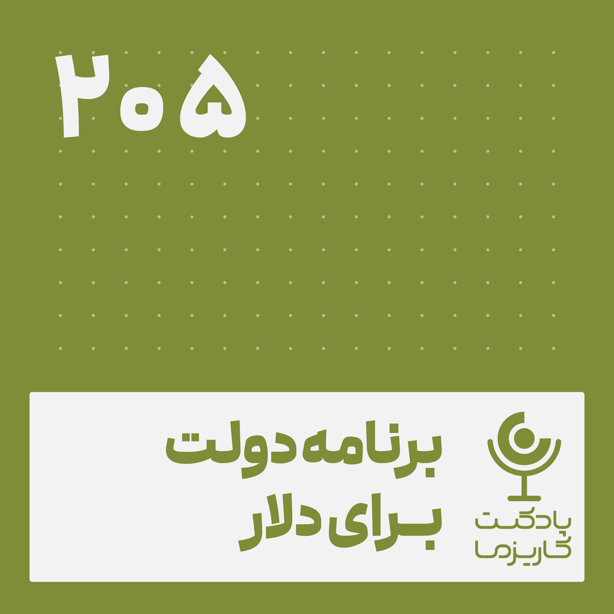 برنامه دولت برای دلار. ۲۰۵