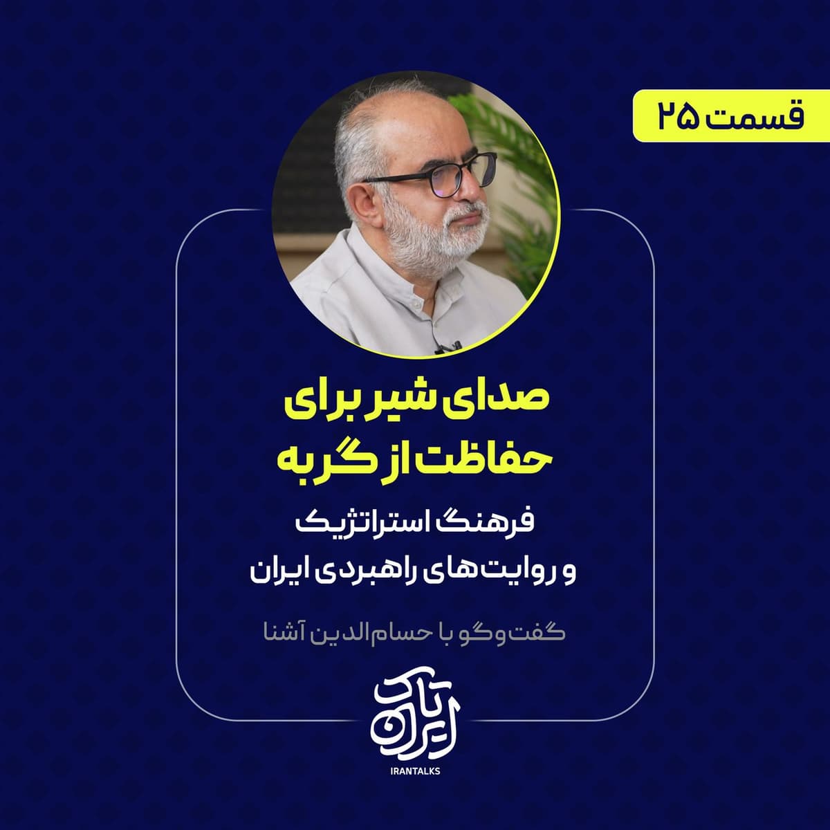 قسمت ۲۵ | صدای شیر برای حفاظت از گربه | حسامالدین آشنا